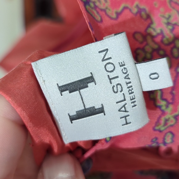 Halston silk maxi dress - Picture 3 of 8